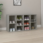Shoe Bench Grey Sonoma 103x30x54.5 cm Engineered Wood - Bargainia.com - 