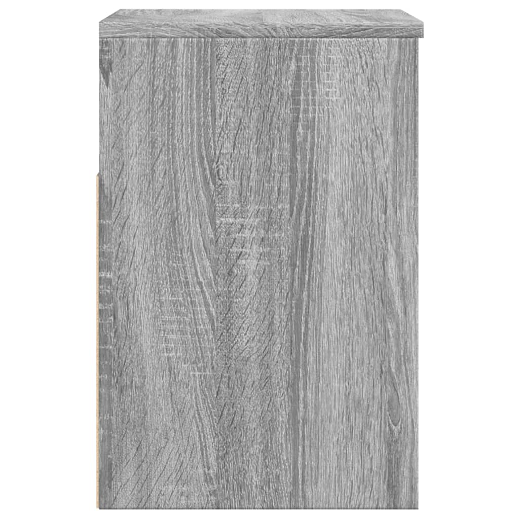 Shoe Bench Grey Sonoma 60x30x45 cm Engineered Wood - Bargainia.com - 