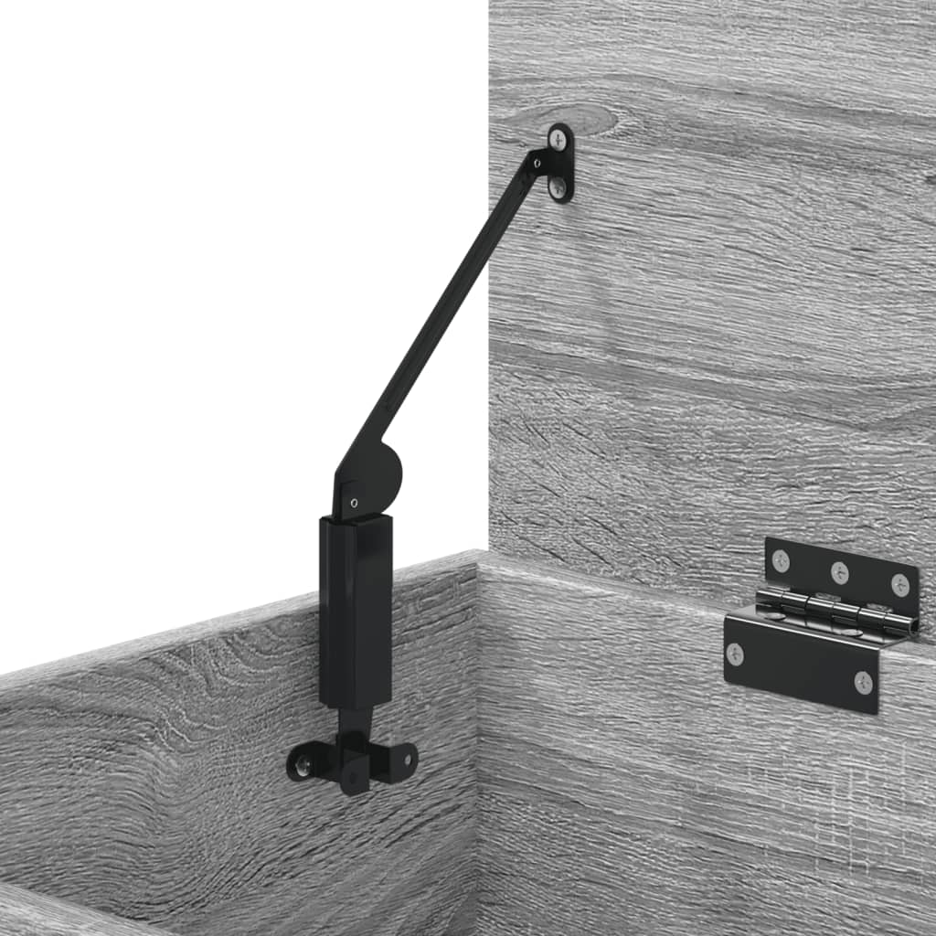 Shoe Bench Grey Sonoma 60x30x45 cm Engineered Wood - Bargainia.com - 