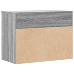 Shoe Bench Grey Sonoma 60x30x45 cm Engineered Wood - Bargainia.com - 