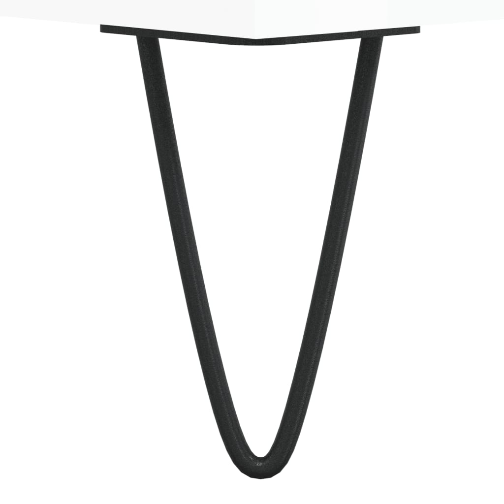 Shoe Bench High Gloss White 102x35x55 cm Engineered Wood - Bargainia.com - 