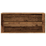 Shoe Bench Old Wood 100x35x45 cm Engineered Wood - Bargainia.com - 