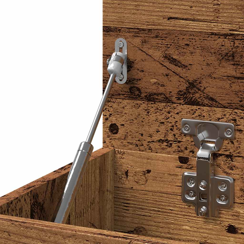 Shoe Bench Old Wood 80x30x45 cm Engineered Wood - Bargainia.com - 