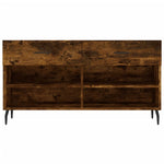 Shoe Bench Smoked Oak 102x35x55 cm Engineered Wood - Bargainia.com - 