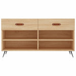 Shoe Bench Sonoma Oak 102x35x55 cm Engineered Wood - Bargainia.com - 