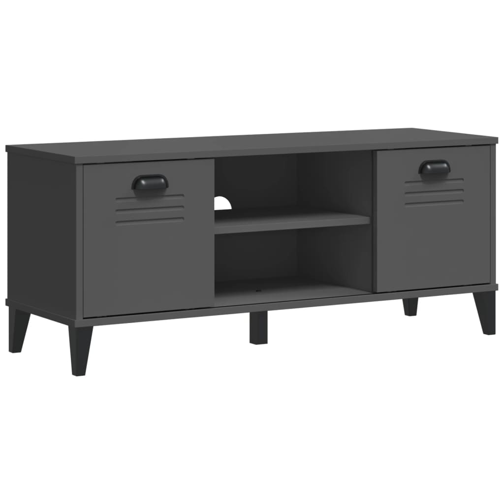 Shoe Bench VIKEN Anthracite Grey 106x35x45 cm Engineered Wood - Bargainia.com - 