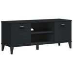 Shoe Bench VIKEN Black 106x35x45 cm Engineered Wood - Bargainia.com - 