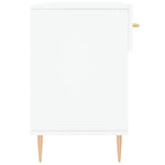 Shoe Bench White 102x35x55 cm Engineered Wood - Bargainia.com - 