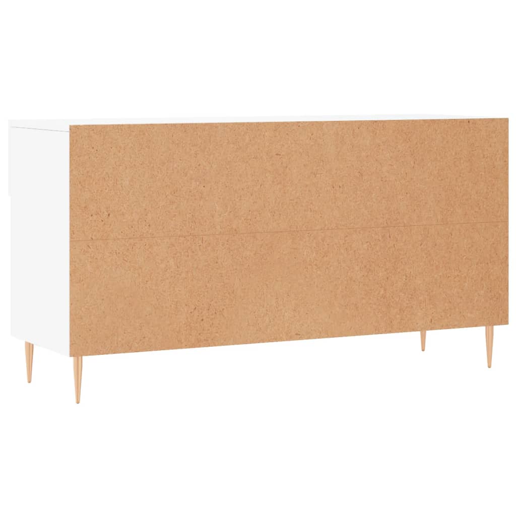 Shoe Bench White 102x35x55 cm Engineered Wood - Bargainia.com - 