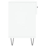 Shoe Bench White 102x35x55 cm Engineered Wood - Bargainia.com - 