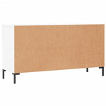 Shoe Bench White 102x35x55 cm Engineered Wood - Bargainia.com - 