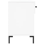 Shoe Bench White 102x35x55 cm Engineered Wood - Bargainia.com - 