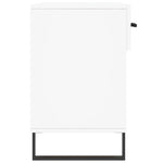 Shoe Bench White 102x35x55 cm Engineered Wood - Bargainia.com - 