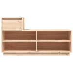 Shoe Cabinet 110x34x61 cm Solid Wood Pine - Bargainia.com - 