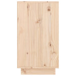 Shoe Cabinet 110x34x61 cm Solid Wood Pine - Bargainia.com - 