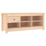 Shoe Cabinet 110x38x45.5 cm Solid Wood Pine - Bargainia.com - 