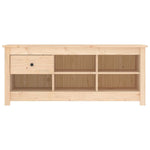 Shoe Cabinet 110x38x45.5 cm Solid Wood Pine - Bargainia.com - 