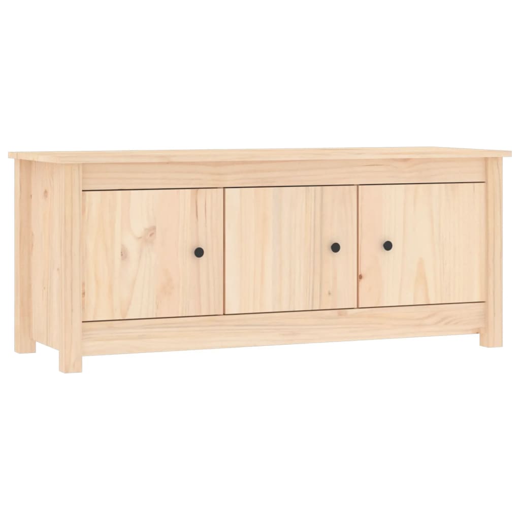 Shoe Cabinet 110x38x45.5 cm Solid Wood Pine - Bargainia.com - 