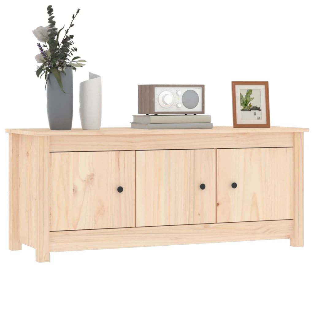 Shoe Cabinet 110x38x45.5 cm Solid Wood Pine - Bargainia.com - 
