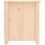 Shoe Cabinet 110x38x45.5 cm Solid Wood Pine - Bargainia.com - 