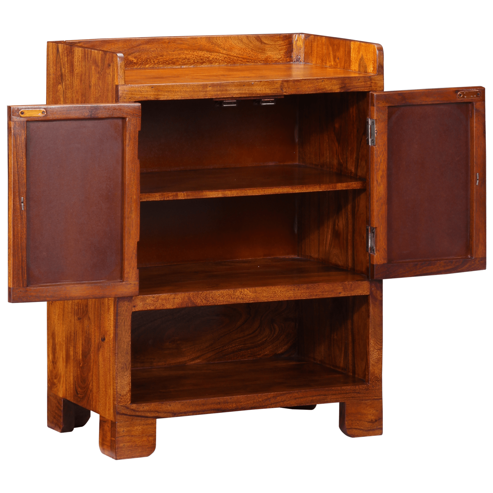 Shoe Cabinet 55x35x75 cm Solid Wood Acacia - Bargainia.com - 