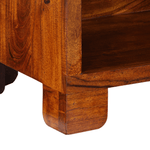 Shoe Cabinet 55x35x75 cm Solid Wood Acacia - Bargainia.com - 