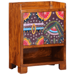 Shoe Cabinet 55x35x75 cm Solid Wood Acacia - Bargainia.com - 