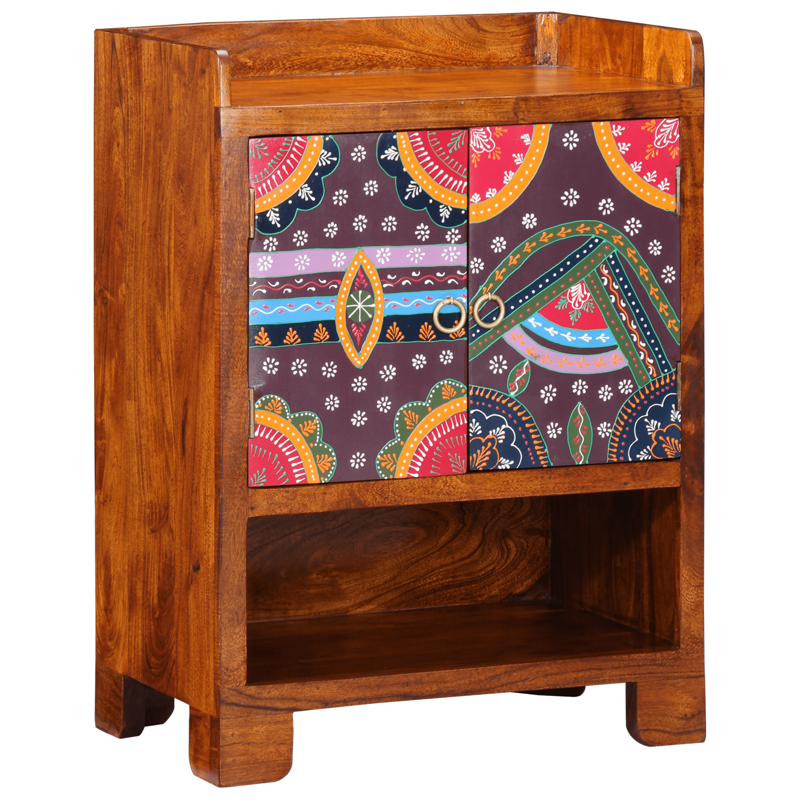 Shoe Cabinet 55x35x75 cm Solid Wood Acacia - Bargainia.com - 