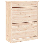 Shoe Cabinet ALTA 77x35x96 cm Solid Wood Pine - Bargainia.com - 