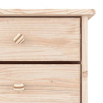 Shoe Cabinet ALTA 77x35x96 cm Solid Wood Pine - Bargainia.com - 