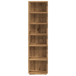 Shoe Cabinet Artisan Oak 28x27x102 cm Engineered Wood - Bargainia.com - 