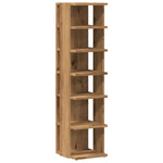 Shoe Cabinet Artisan Oak 28x27x102 cm Engineered Wood - Bargainia.com - 