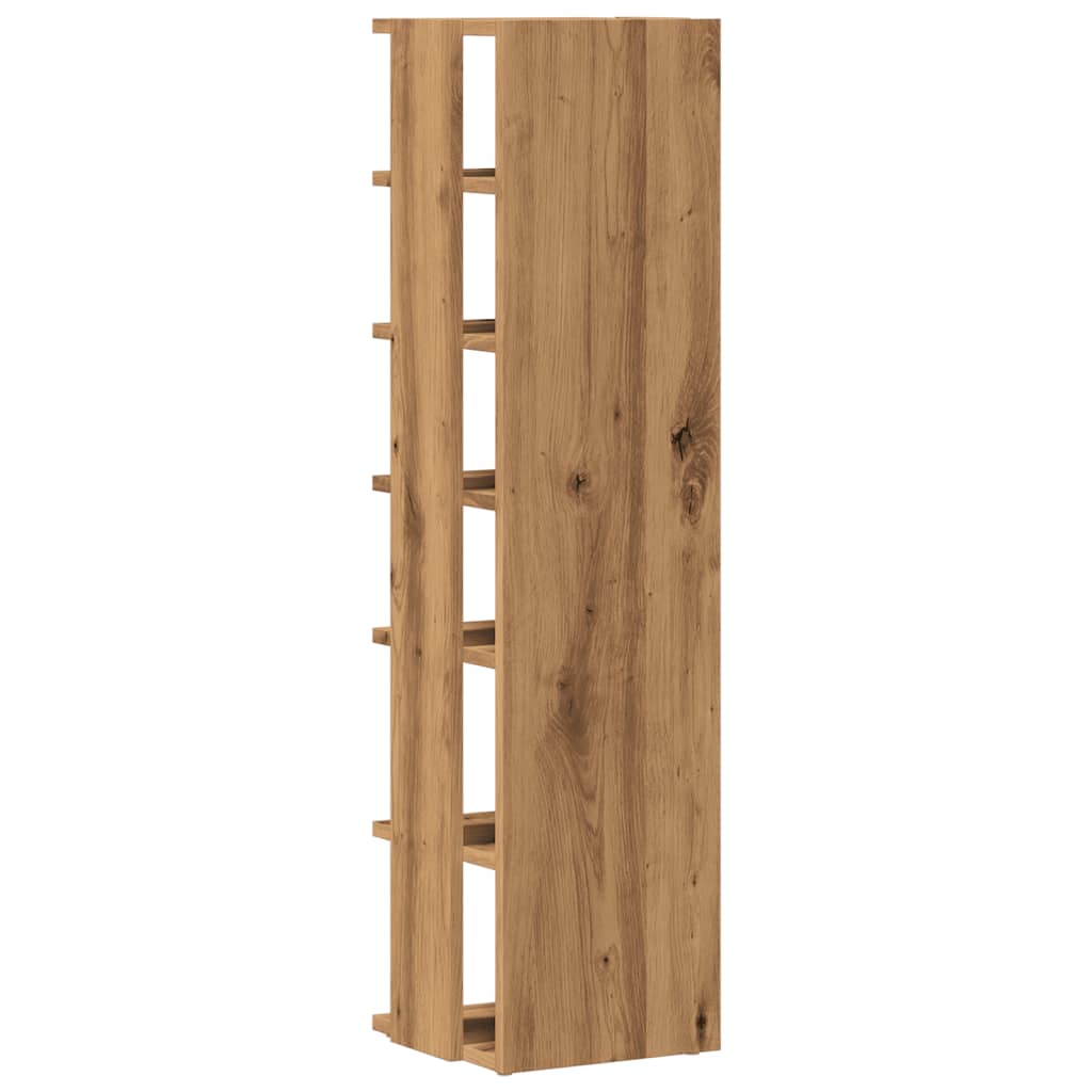 Shoe Cabinet Artisan Oak 28x27x102 cm Engineered Wood - Bargainia.com - 