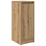 Shoe Cabinet Artisan Oak 29.5x34x76 cm Engineered Wood - Bargainia.com - 