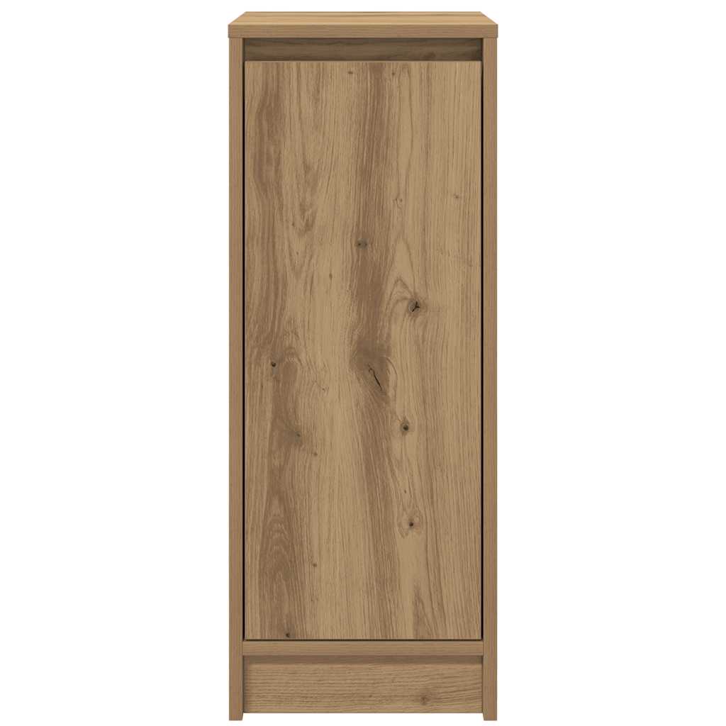 Shoe Cabinet Artisan Oak 29.5x34x76 cm Engineered Wood - Bargainia.com - 