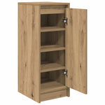 Shoe Cabinet Artisan Oak 29.5x34x76 cm Engineered Wood - Bargainia.com - 