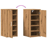 Shoe Cabinet Artisan Oak 32x35x70 cm Engineered Wood - Bargainia.com - 