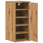 Shoe Cabinet Artisan Oak 32x35x70 cm Engineered Wood - Bargainia.com - 