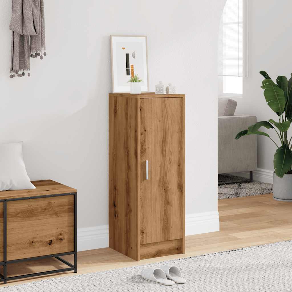 Shoe Cabinet Artisan Oak 32x35x92 cm Engineered Wood - Bargainia.com - 