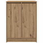 Shoe Cabinet Artisan Oak 57x34x76 cm Engineered Wood - Bargainia.com - 