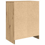 Shoe Cabinet Artisan Oak 57x34x76 cm Engineered Wood - Bargainia.com - 