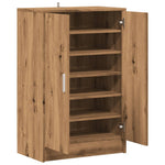 Shoe Cabinet Artisan Oak 60x35x92 cm Engineered Wood - Bargainia.com - 
