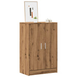 Shoe Cabinet Artisan Oak 60x35x92 cm Engineered Wood - Bargainia.com - 