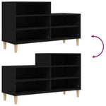 Shoe Cabinet Black 102x36x60 cm Engineered Wood - Bargainia.com - 