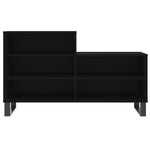 Shoe Cabinet Black 102x36x60 cm Engineered Wood - Bargainia.com - 