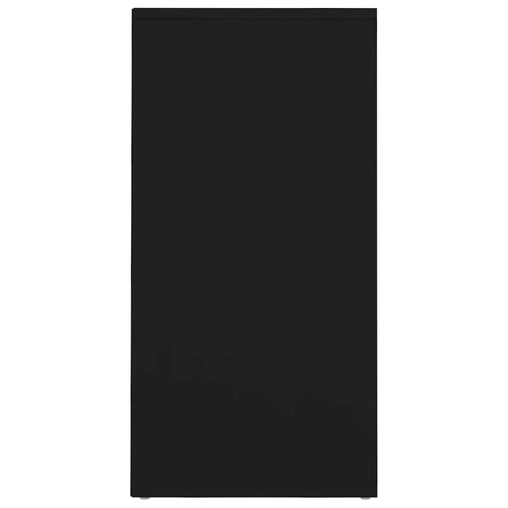 Shoe Cabinet Black 31.5x35x70 cm Engineered Wood - Bargainia.com - 