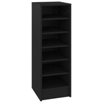 Shoe Cabinet Black 31.5x35x90 cm Engineered Wood - Bargainia.com - 