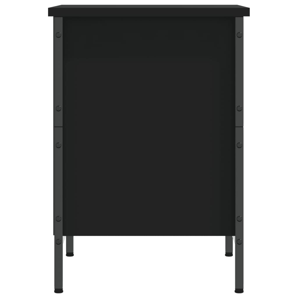 Shoe Cabinet Black 38x35x50 cm Engineered Wood - Bargainia.com - 
