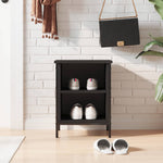 Shoe Cabinet Black 38x35x50 cm Engineered Wood - Bargainia.com - 