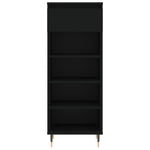 Shoe Cabinet Black 40x36x105 cm Engineered Wood - Bargainia.com - 